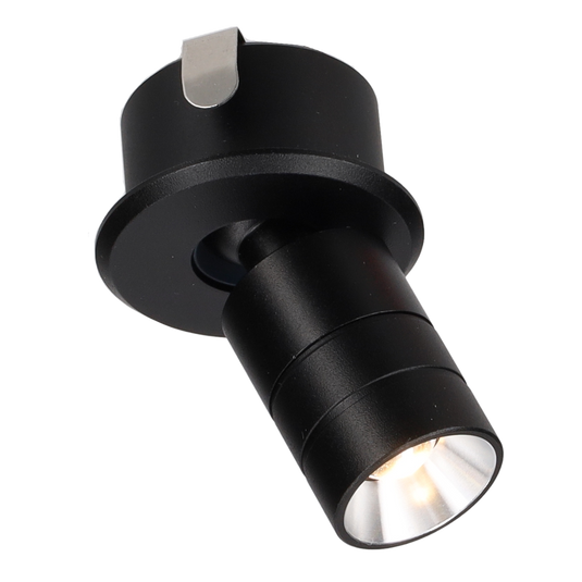 Rapino mini inbouwspot zwart