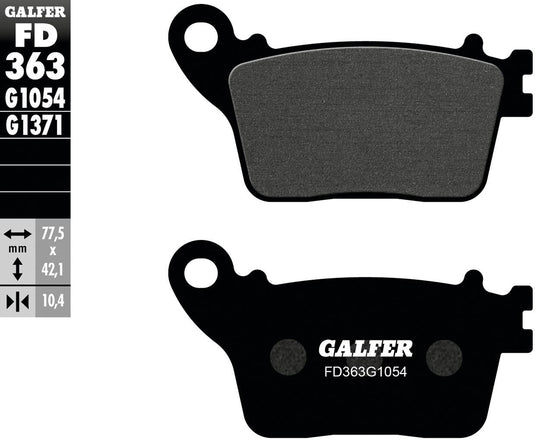 Galfer remblokken fd363 brake pad fd363 g1054 organic standard