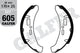 Galfer remschoen mf605 brake shoe mf605 g2165 organic