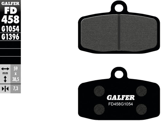 Galfer remblokken fd458 brake pad fd458 g1054 organic standard