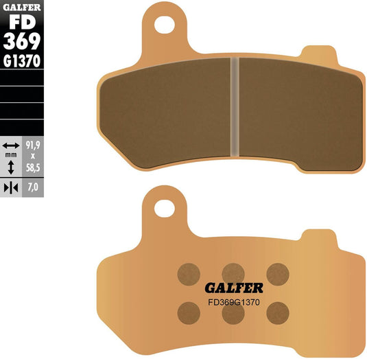 Galfer remblokken fd369 brake pad fd369 g1370 sint.metal street
