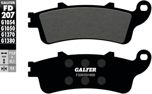 Galfer remblokken fd207 brake pad fd207 g1050 organic scooter