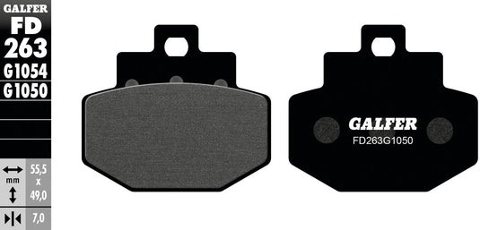 Galfer remblokken fd263 brake pad fd236 g1050 organic scooter