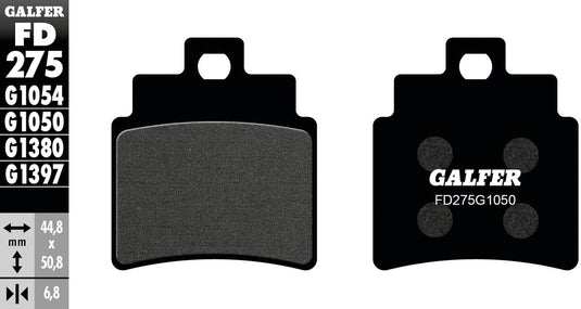 Galfer remblokken fd275 brake pad fd275 g1050 organic scooter