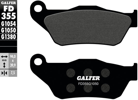 Galfer remblokken fd355 brake pad fd355 g1050 organic scooter