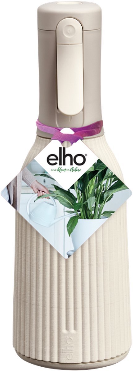 Elho vibes fold plant mister 0.37ltr - vernevelaar voor planten - flairosol technologie - gerecycled plastic - l5.9 x b3.7 x h21.1 - linnen wit