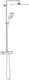 Grohe rainshower smartactive 310 regendouche mono cube - met thermostaatkraan - chroom - 26652000