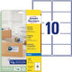 Adresetiketten avery zweckform quickpeel 250 stuks