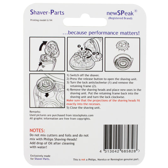 Shaver-parts scheerhoofd alt hq9 hq177