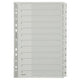 Tabbladen leitz grijs 1 tot 12 a4 160g m² karton