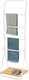 Wenko handdoekhouder verona wit glans 51x157cm - handdoekrek - handdoekenrek - handdoekstang vrijstaand
