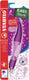 Stabilo easyoriginal 3d dreamworld - ergonomische rollerball - rechtshandig - blauw inkt - navulbaar - roze