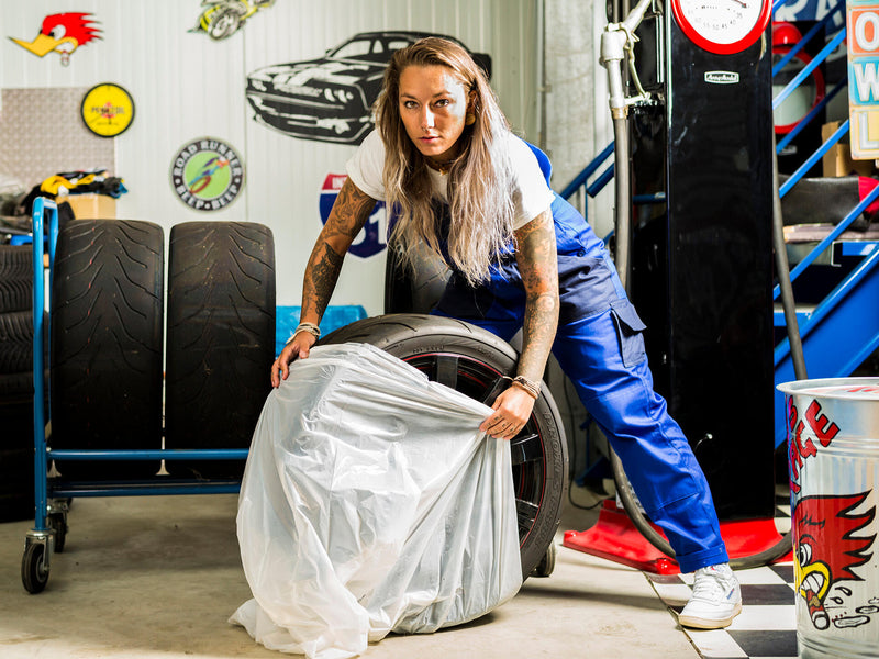 Load image into Gallery viewer, Serwo automotive bandenhoes premium tire bags premium xxl 700x400 roller 100 st
