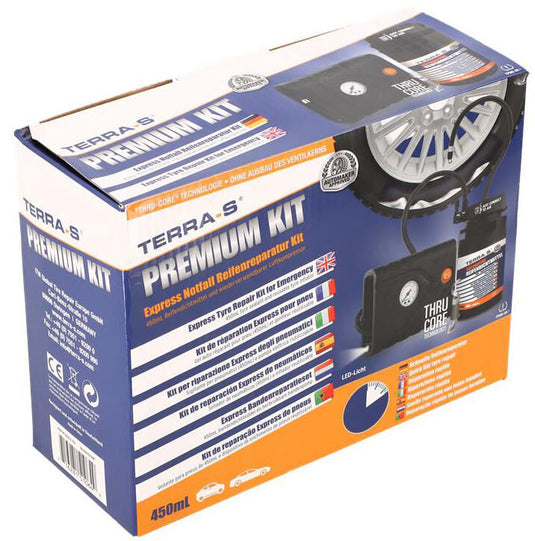 Autostyling seehase reparatieset voor lekke banden terra s tire tensioning kit terra s premium
