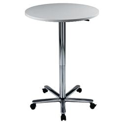Bach statafel hammerer 70 75 x 72 - 114 cm grijs verchroomde tafelpoot