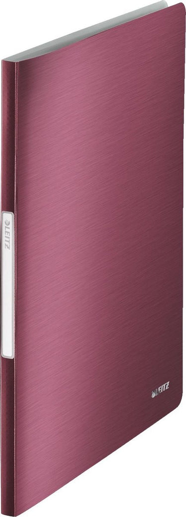 Leitz showmap style 20-tassen granaatrood