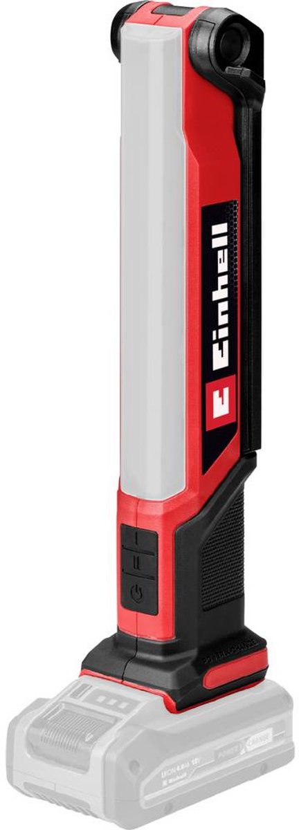 Einhell accu lamp te-cl 18 1000 s li solo - power x-change - 18 v li-ion - 1000 lm - 5700 k - 15 led's - draaibare lichtkop - 3 helderheidsniveaus - excl. accu en lader