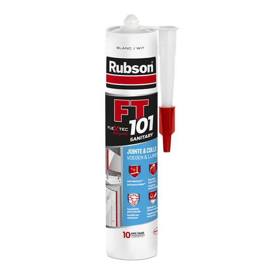 Rubson 1064690 - ft101 sanitair wit 280ml | 6 stuks