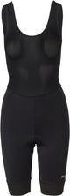 Agu essential - bibshort - fietsbroek - wielrenbroek - dames - m - zwart - comfort mesh bretels - elastische manchetten - reflecterende details