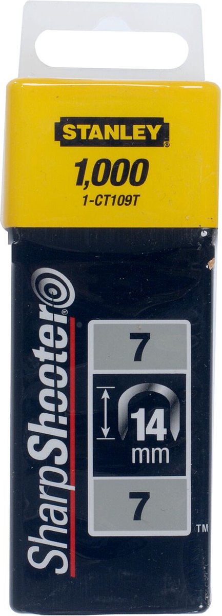 Stanley krammen 14mm type 7 - 1000 stuks