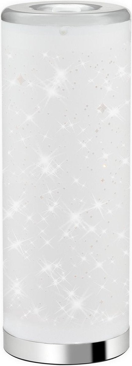 Briloner - yota - led tafellamp - 5 w - 400 lm - ip20 - chroom - kunststof - incl. 1x gu10 - ø 13,1 cm