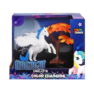 Moonlight beauties unicorn color change met boom assorti | 3 stuks
