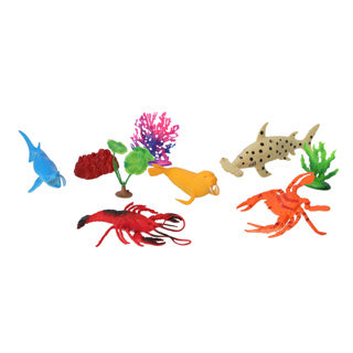 No brand oceaandieren set 9 delig | 4 stuks