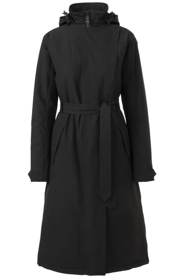 Puch trenchcoat jas winter regenjas dames zwart