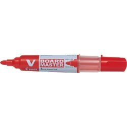 Whiteboard marker pilot v-board master red 2-3 mm rood
