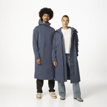 Ty ci slicker winter regenjas denim blauw