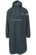 Lange mouw regen poncho deep sea green