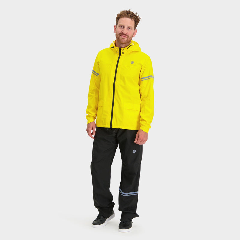 Load image into Gallery viewer, Agu original regenjas essential black yellow

