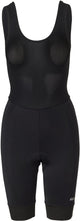 Agu essential - bibshort - fietsbroek - wielrenbroek - dames - zwart - core pad zeem - mesh bretels - elastische manchetten - reflecterende details - s