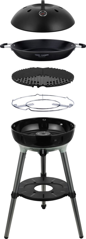 Cadac dometic - carri chef 40 bbq paella pan - portable gasbarbecue - ideaal voor kamperen, balkon, terras - met draagtas
