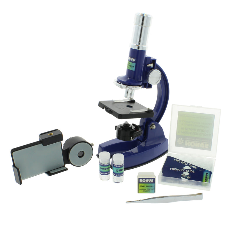 Load image into Gallery viewer, Konus Microscoop Konustudy-4 150x-450x-900x met Smartphone Adapter
