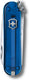 Victorinox classic sd transparent zakmes - deep ocean - 7 functies