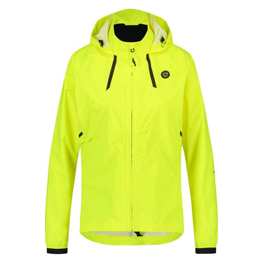 Puch compact regenjas commuter dames hi-vis geel