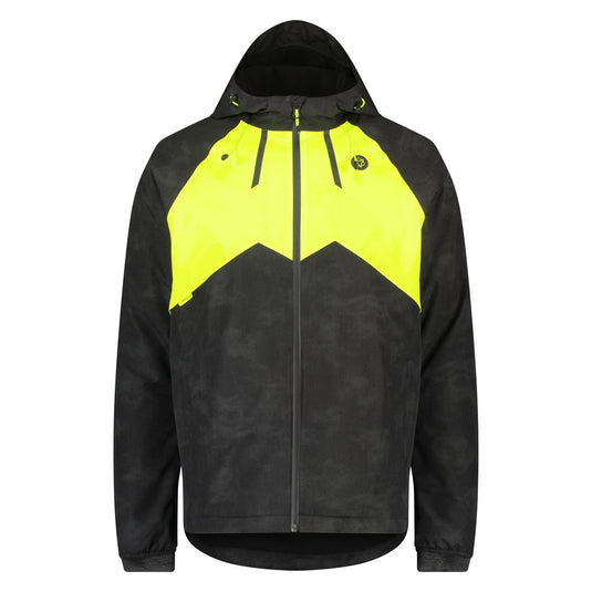 Puch winter rain jacket commuter women hi-vis reflection