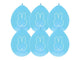 Haza ballonnen nijntje blauw, 6st.