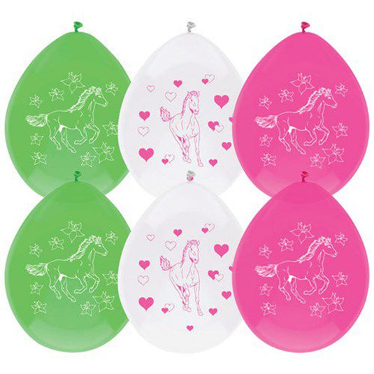 Haza ballonnen 6 stuks paarden ballonnen 6 stuks paarden