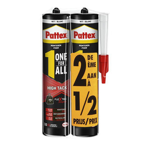 Pattex 1061881 - duopack one for all high tack 2e 1 2 prijs | 6 stuks