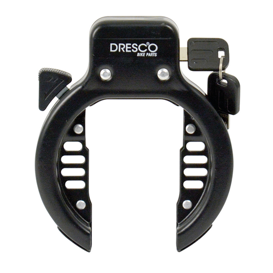 Dresco 2.0 dresco ringslotslot voor fietsen met brede banden - gehard staal - zwart