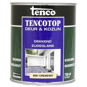 Touwen tenco tencotop deur kozijn dekkend zijdeglans cremewit - 750 ml