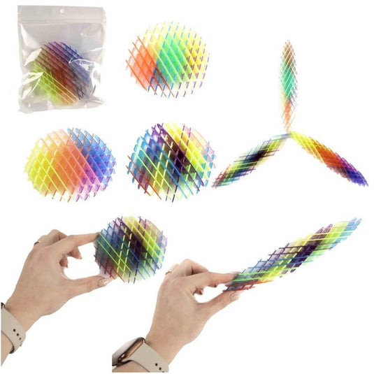 Asmodee magic fidget morph worm rainbow 24cm