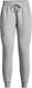 Under armour ua rival fleece joggers-gry heren sportbroek - castlerock light heather - wit