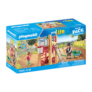 Playmobil 71475 starter packs timmerman op weg naar klus