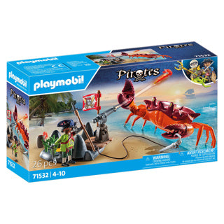 Load image into Gallery viewer, Playmobil pirates strijd tegen de gigantische krab - 71532
