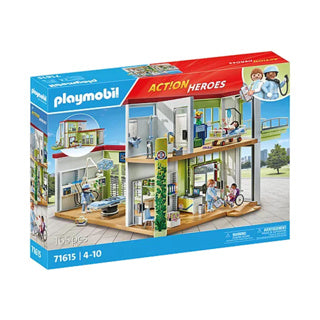 Load image into Gallery viewer, Playmobil action heroes nieuw ziekenhuis - 71615
