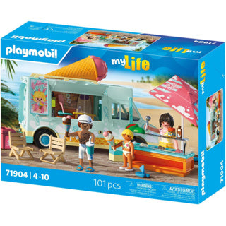 Load image into Gallery viewer, Playmobil 71904 ijscowagen met surfshop
