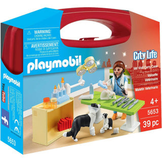 Load image into Gallery viewer, Playmobil 5653 koffer dierenarts | 2 stuks

